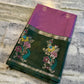 Onion Pink & Dark Green Soft Silk Saree with Meenakari Floral Border